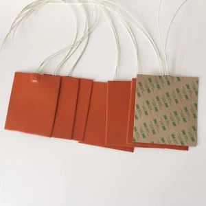Almofada adesiva flexível do calefator de resistência de aquecimento do calor da borracha de silicone